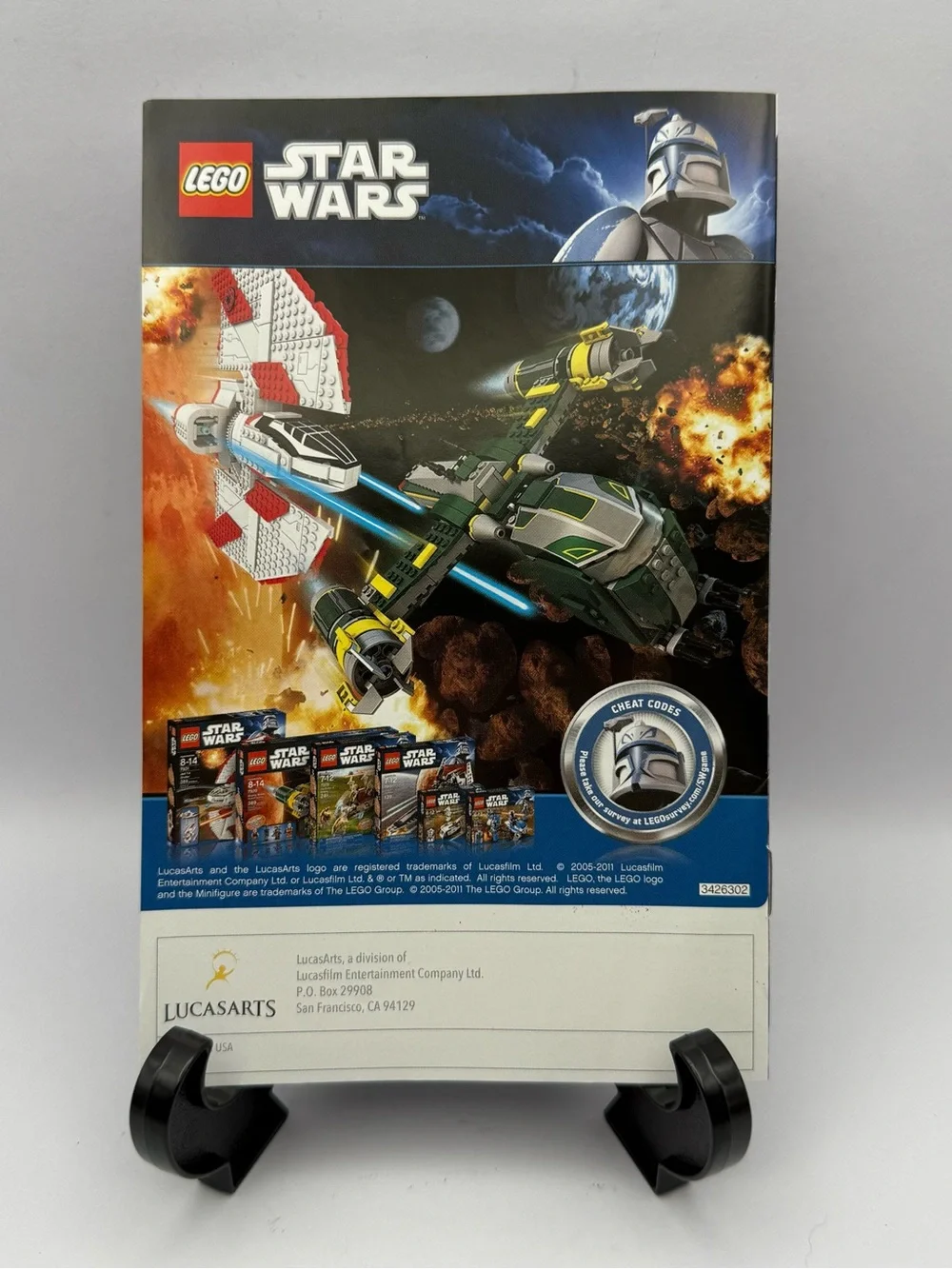 LEGO Star Wars III The Clone Wars Wii Video Game Complete In Box Tested Working